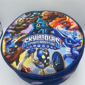 Skylanders Spyro's Adventure Round Zip Storage Case Carrying Bag by Power A